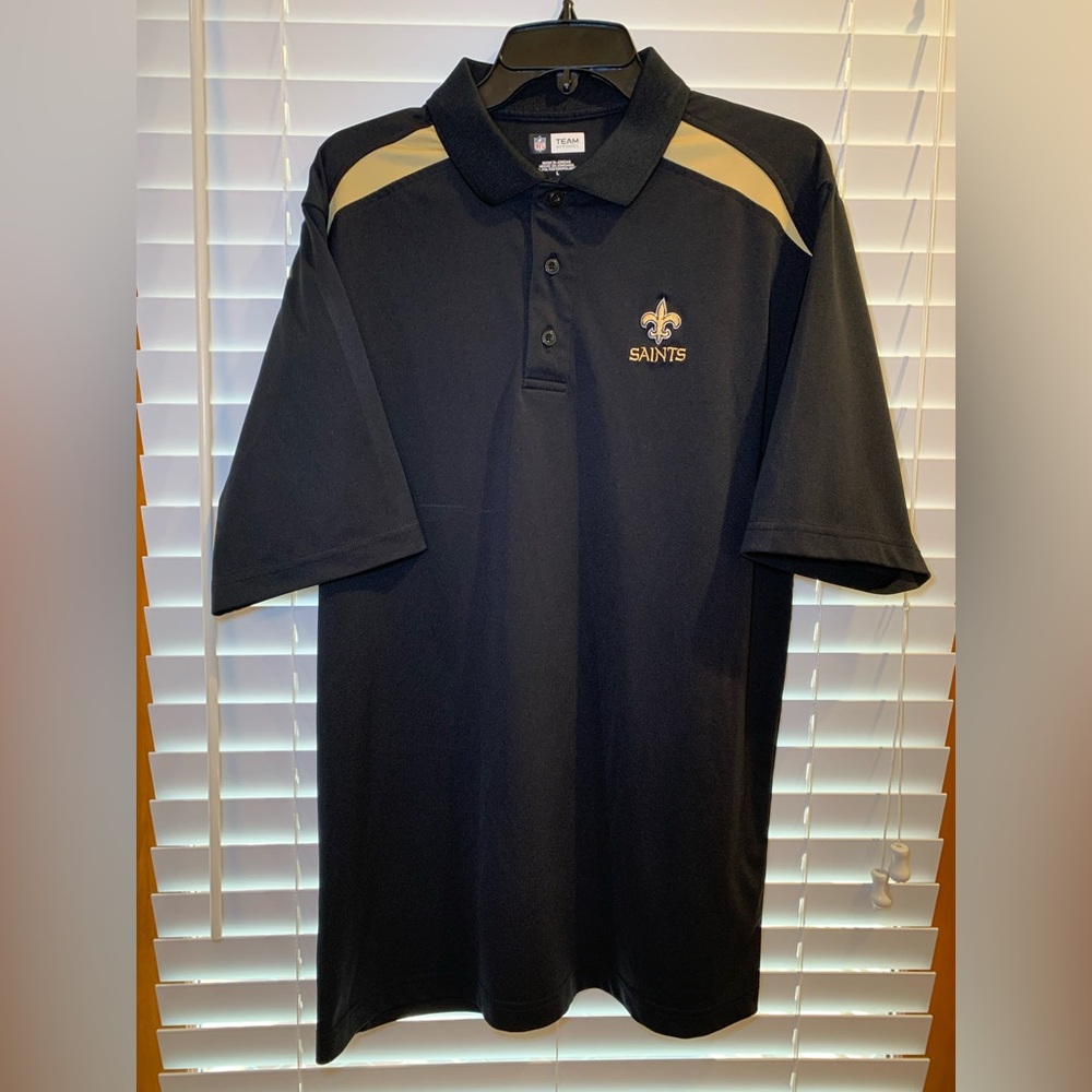 New Orleans Saints NFL Team Apparel Polo Men's Large